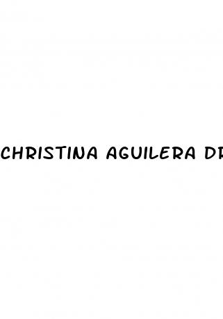 christina aguilera dramatic weight loss