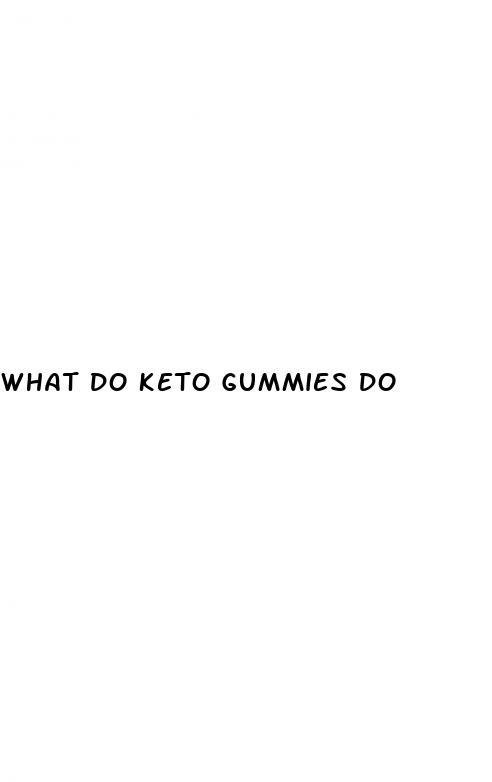 what do keto gummies do