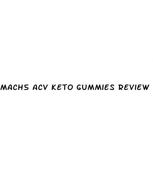 mach5 acv keto gummies review