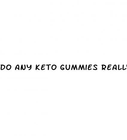 do any keto gummies really work