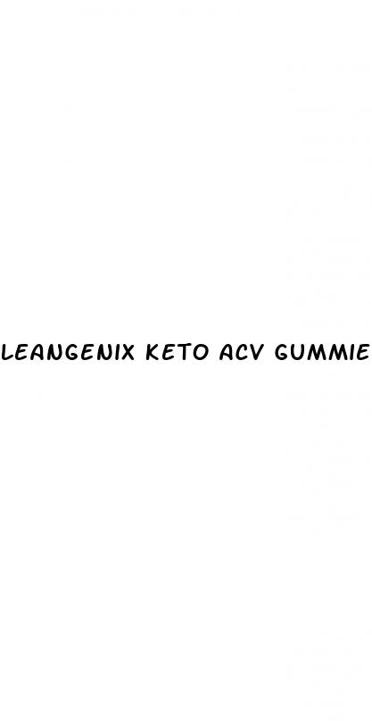 leangenix keto acv gummies