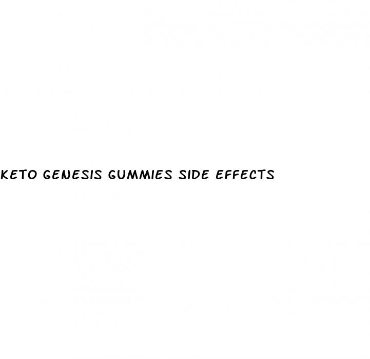 keto genesis gummies side effects