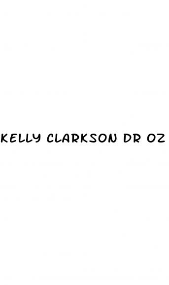 kelly clarkson dr oz weight loss