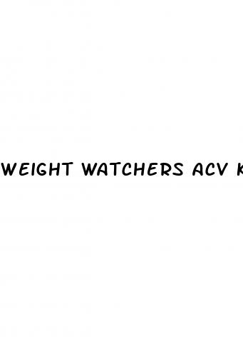 weight watchers acv keto gummies