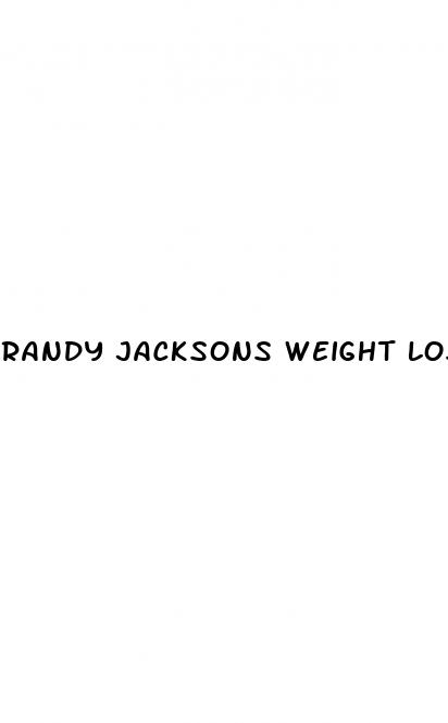 randy jacksons weight loss