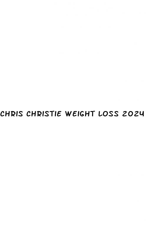 chris christie weight loss 2024