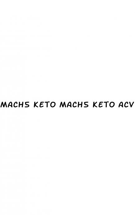 mach5 keto mach5 keto acv gummies