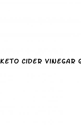 keto cider vinegar gummies