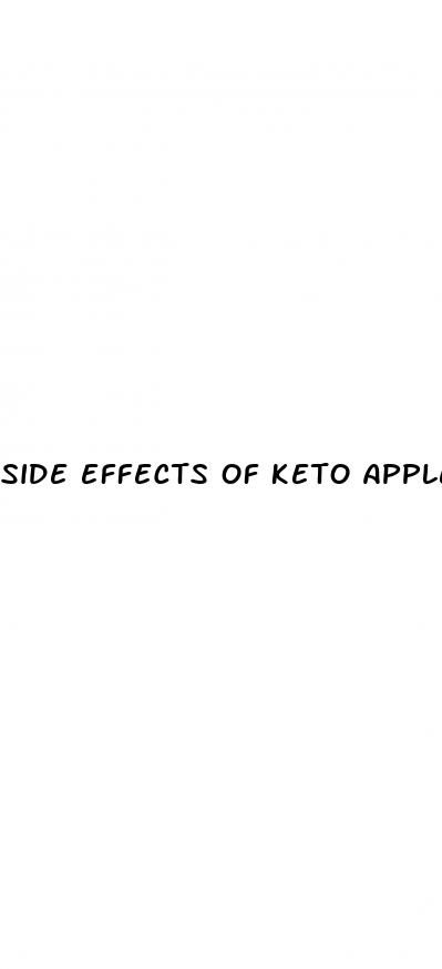 side effects of keto apple cider vinegar gummies