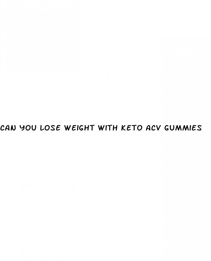 can you lose weight with keto acv gummies