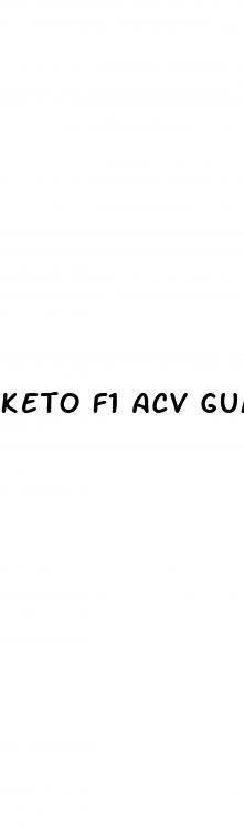 keto f1 acv gummies