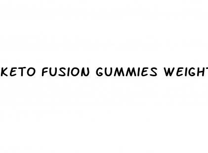 keto fusion gummies weight watchers