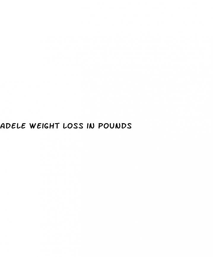 adele weight loss in pounds