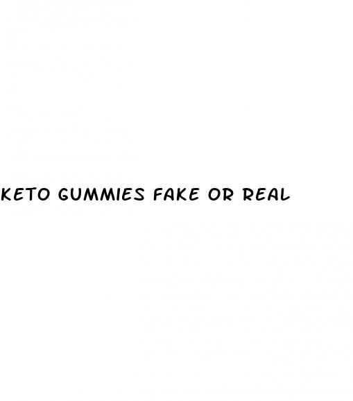 keto gummies fake or real