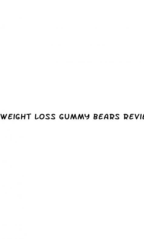 weight loss gummy bears reviews