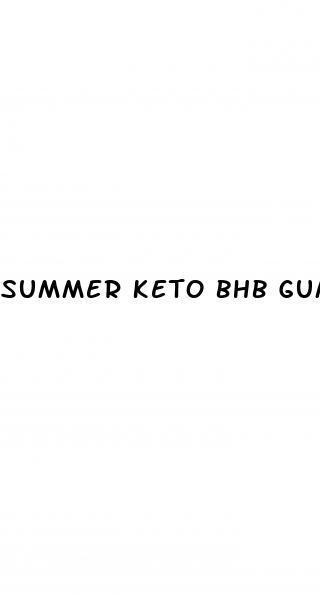 summer keto bhb gummies