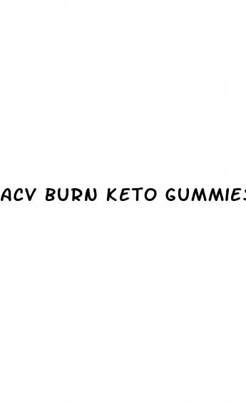 acv burn keto gummies reviews