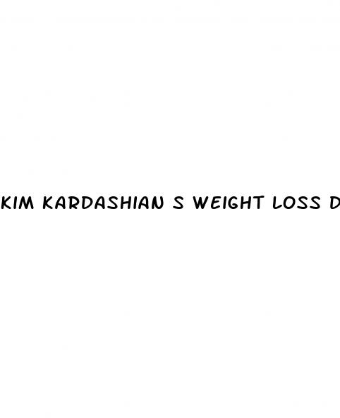 kim kardashian s weight loss diet