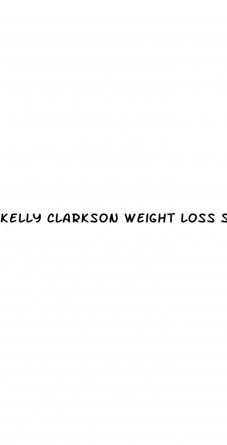 kelly clarkson weight loss show