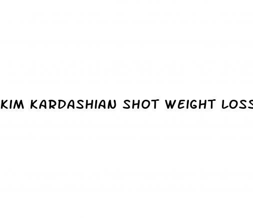 kim kardashian shot weight loss