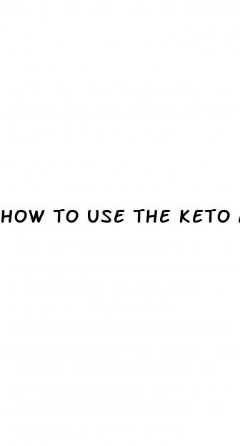 how to use the keto acv gummies