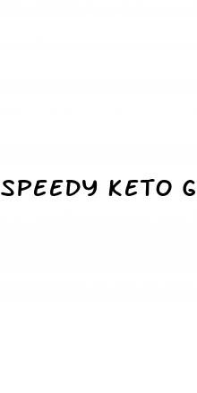 speedy keto gummies