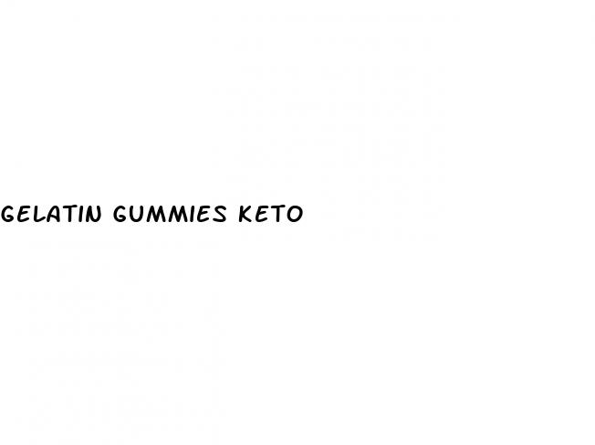 gelatin gummies keto