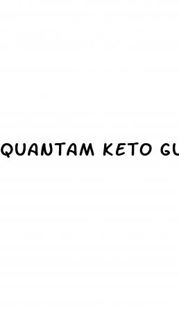 quantam keto gummies