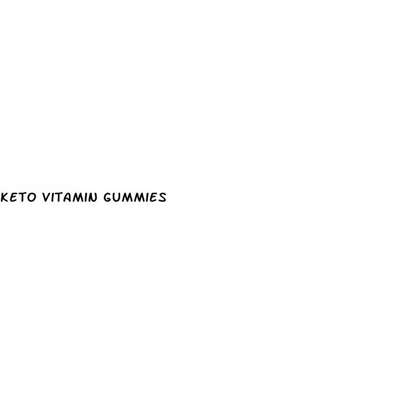 keto vitamin gummies