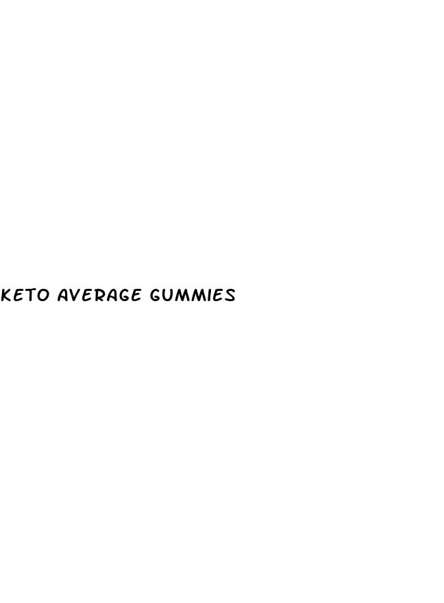 keto average gummies