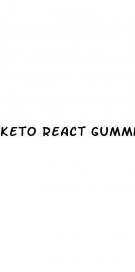 keto react gummies