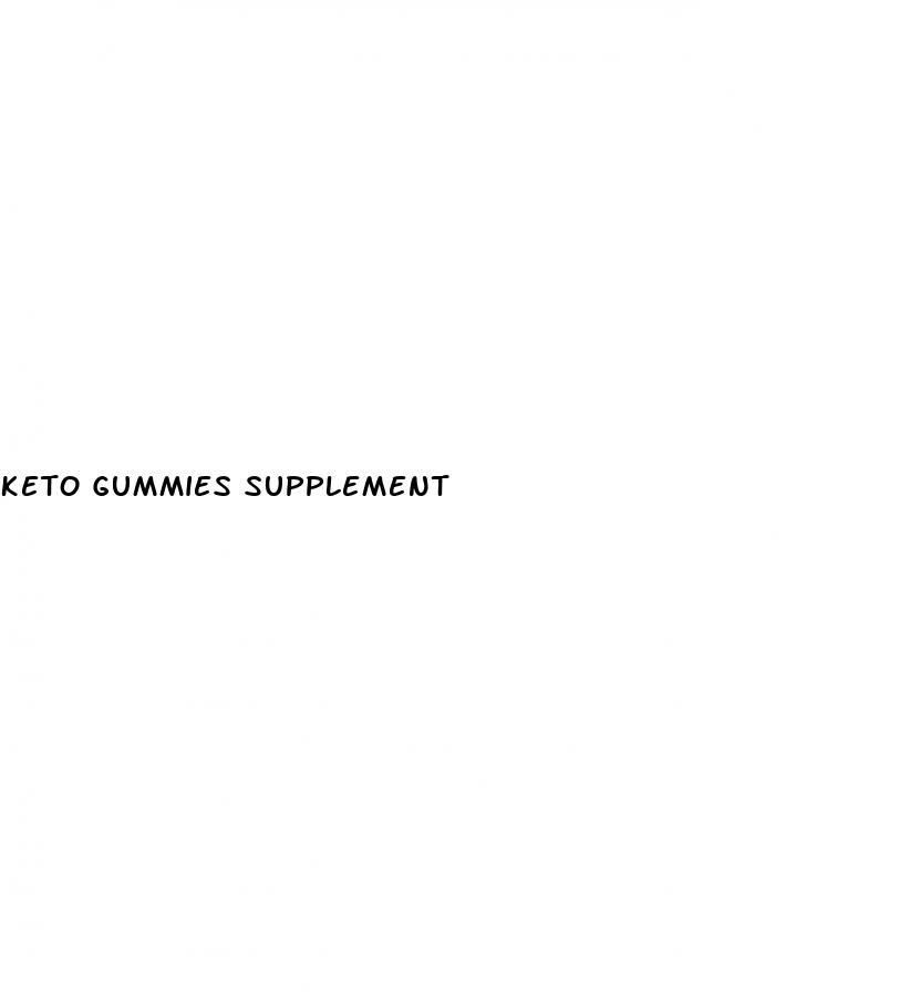 keto gummies supplement