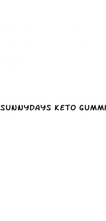 sunnydays keto gummies