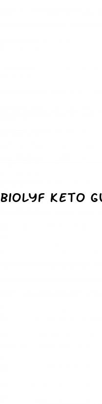 biolyf keto gummies