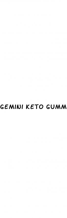 gemini keto gummies