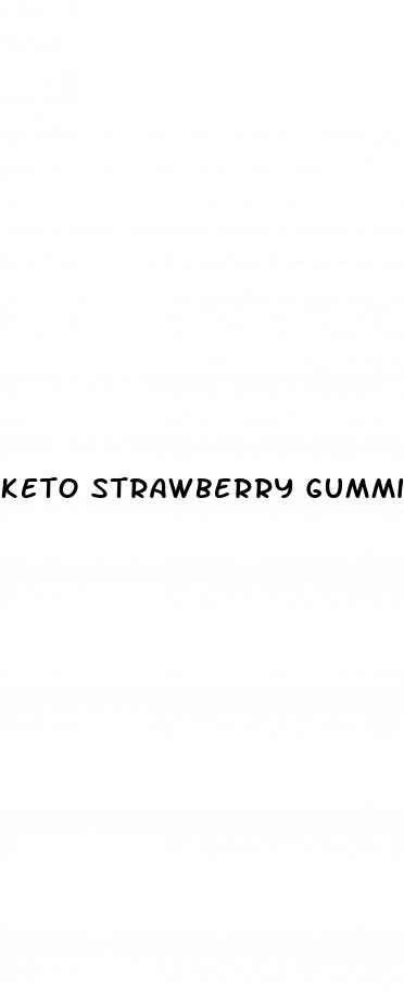 keto strawberry gummies