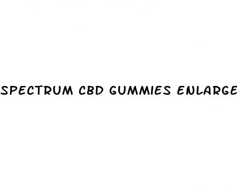 spectrum cbd gummies enlargement