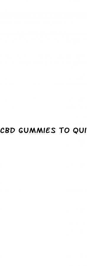 cbd gummies to quit drinking