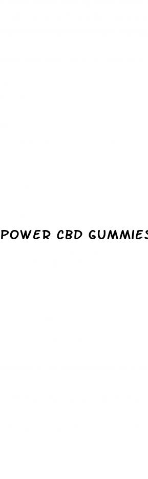 power cbd gummies cost