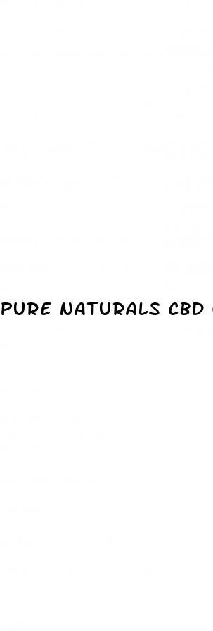 pure naturals cbd gummies