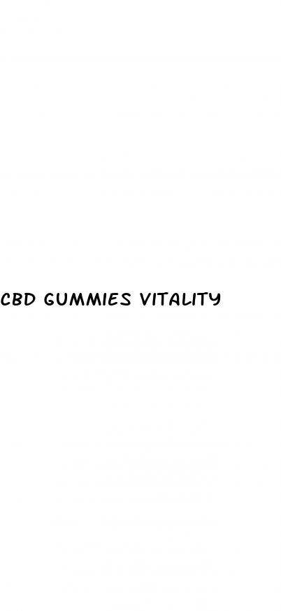 cbd gummies vitality