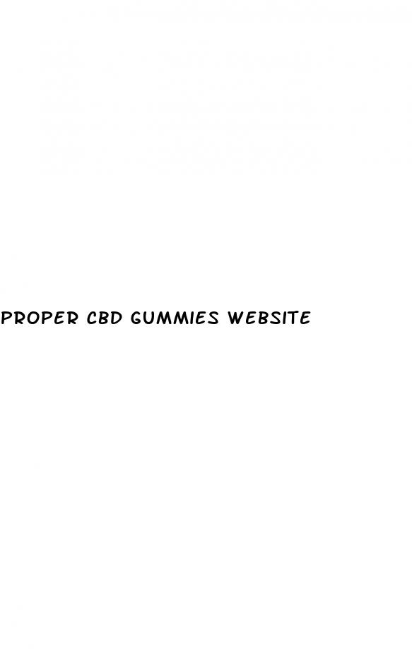 proper cbd gummies website