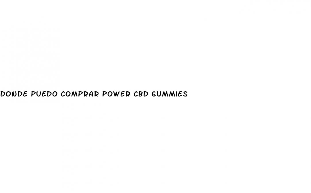 donde puedo comprar power cbd gummies