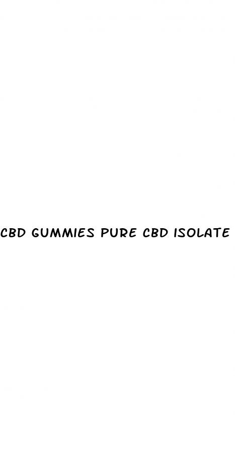 cbd gummies pure cbd isolate