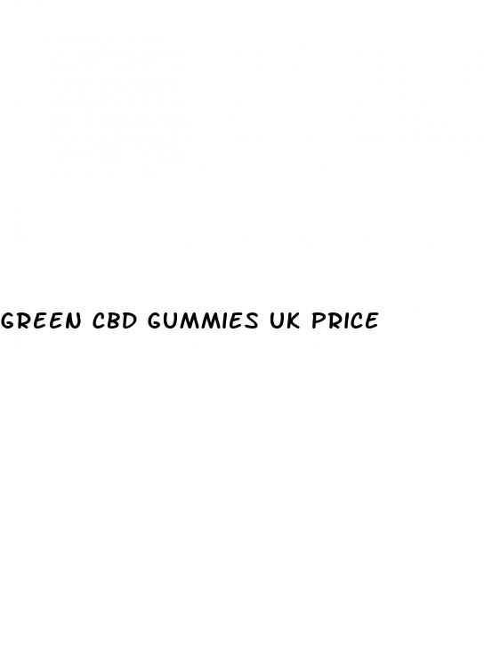 green cbd gummies uk price