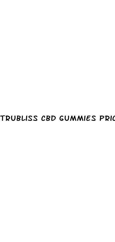 trubliss cbd gummies price