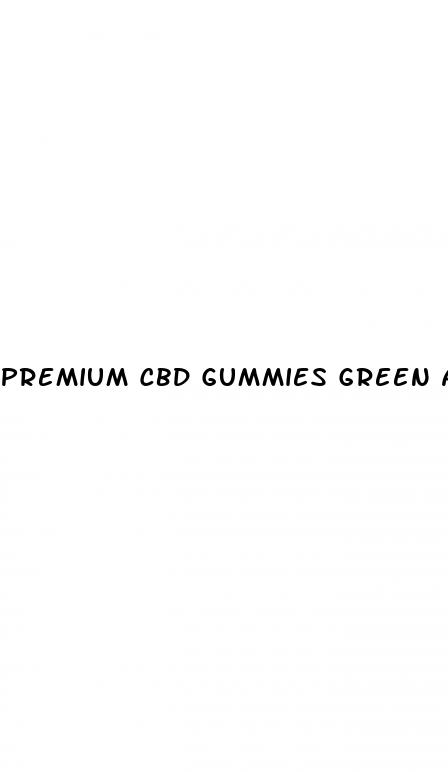 premium cbd gummies green apple