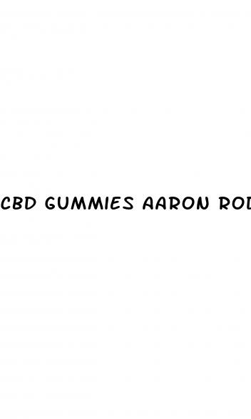 cbd gummies aaron rodgers