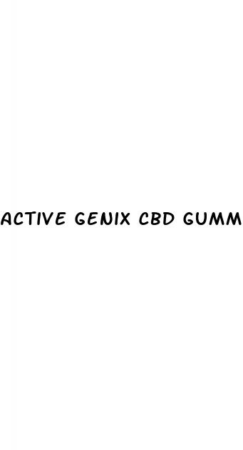 active genix cbd gummies