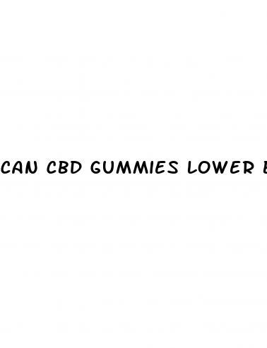 can cbd gummies lower blood pressure